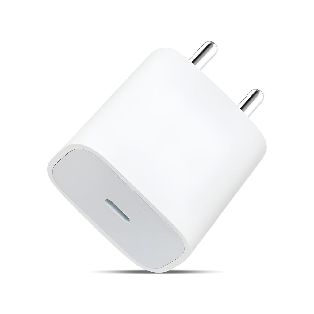 iPhone 20W AppIe Type C Charger Adapter Compatible with iPhone 15 Pro Max/15 Plus/15 Pro/15/14 Pro Max/14 Plus/14/13 Pro max/13 Mini/13/12 Pro/12 Mini/12/11/XS Max, 20 w Fast Charging Adaptor, White