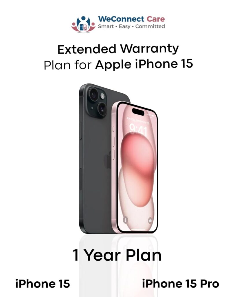 1 Year Premium Extended Warranty Plan for Apple iPhone 15 Pro Price Rs.90001 to Rs.110000 (E Mail Delivery) iPhone 15 Pro Max