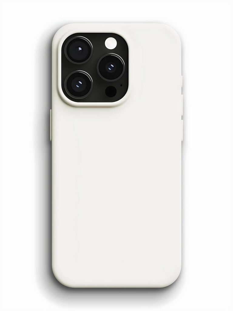 Aa TrendX Silicon Case Cover Compatible with iPhone 13 Pro Case Cover | Slim Fit Silicone Back Case for iPhone 13 Pro/Camera Protection/Hard Edge/Premium Back Case Cover/ (White)