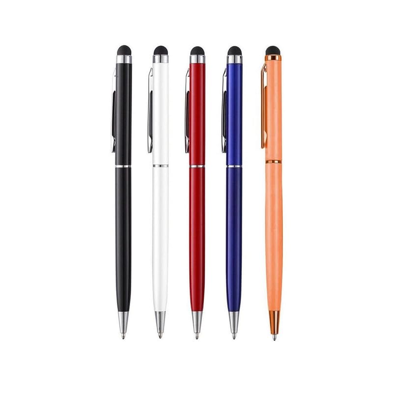 Stylus Pen Pack of 4 | Capacitive Touch Screen Stylus for Smartphones Tablets | Smooth Writing Drawing Pen | Multi Color Lightweight Sensitive Durable Stylus for Office School Home Use