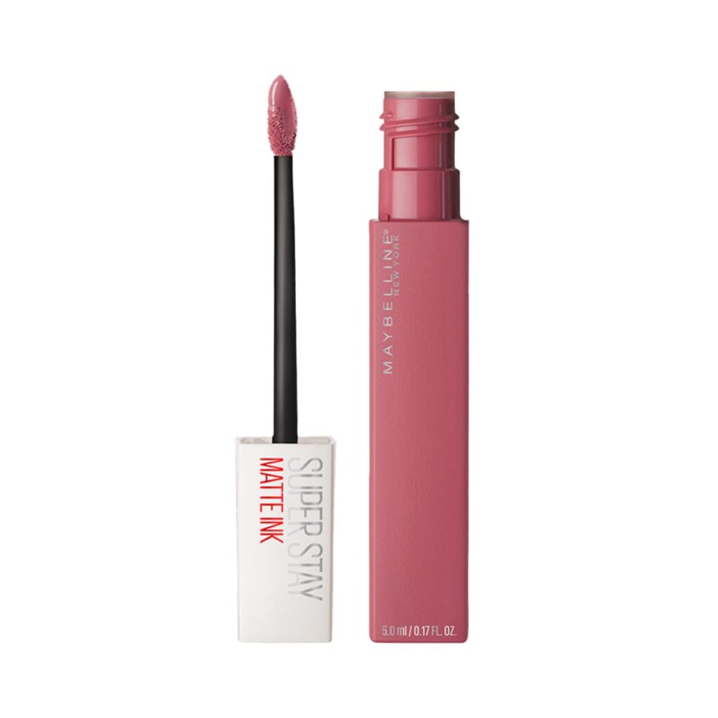 Maybelline New York Liquid Matte Lipstick, Long Lasting, 16hr Wear, Superstay Matte Ink, 175 Ringleader, 5ml