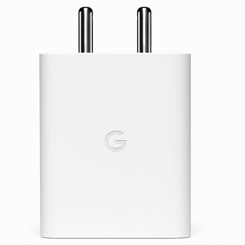 Google 30W Original Type C Fast Charger Adapter for Pixel Phones | USB-C PD & PPS Rapid Charging | for Pixel 10/Pro/XL/Fold/9 XL/9 Pro/9/9a/8 pro/8/8a/7/7a/6/6a/5/4XL, Other Type-C Devices, White