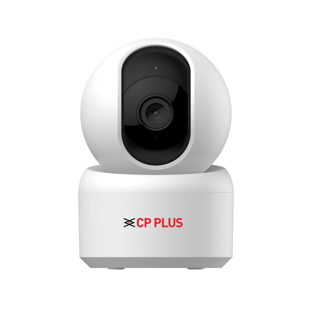 CP PLUS 2MP Full HD Wi-Fi CCTV Camera for Home with Motion Tracking | Human & Sound Detection | IR Night Vision | Cloud Recording | View & Talk | Alexa & Google Home | CTC Cyber Secure | CP-E25Q
