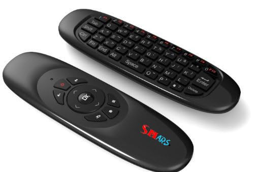 Smars® Mini 2.4G Handgrip Wireless Keyboard Air Mouse Remote Compatible for Android Windows Linux All