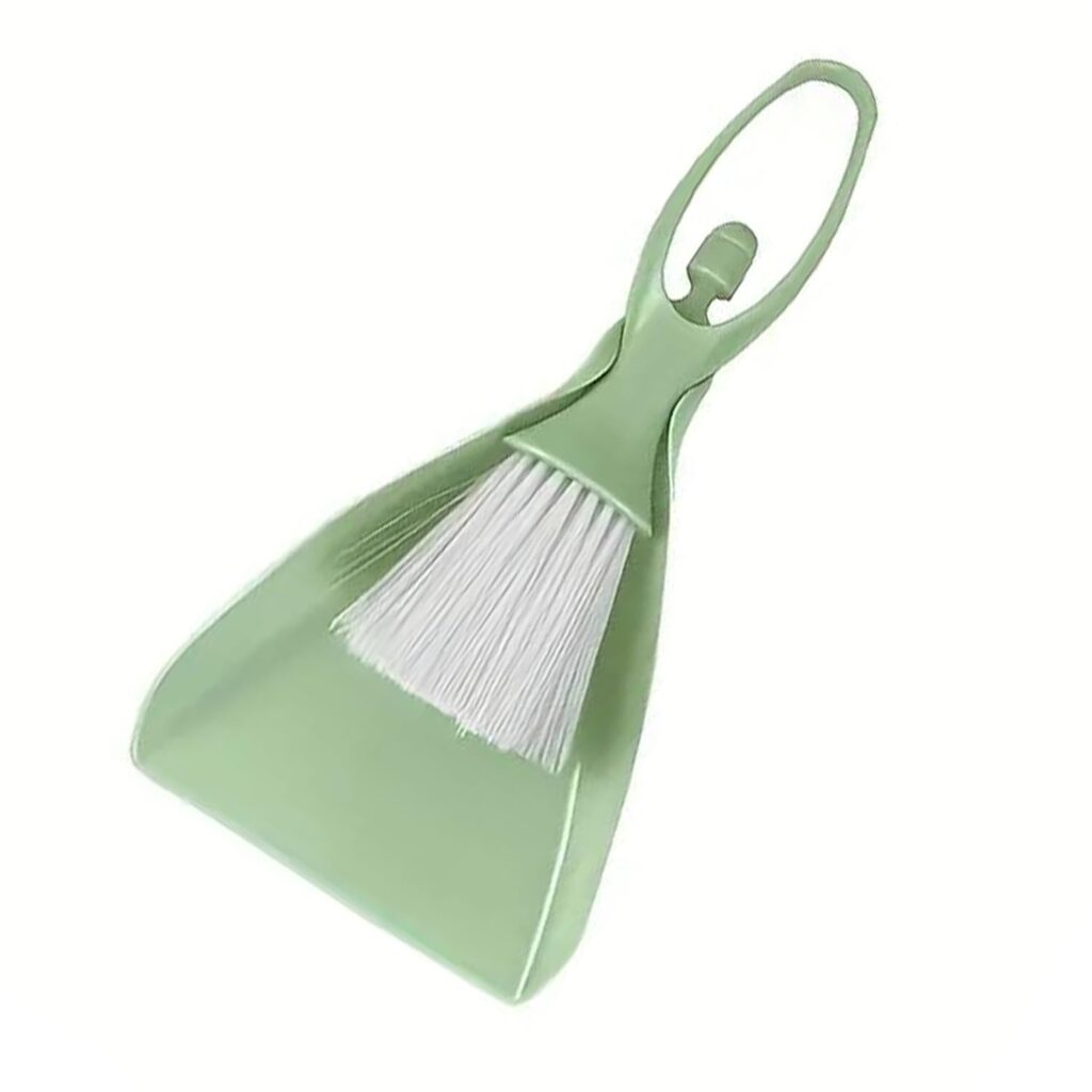 Styxon Mini Dust Pan and Brush Set - 2 in 1 Small Broom and Dustpan Combo for Office, Keyboard,PC, Window, Car Cleaning - The Best Mini Hand Broom - Compact Cleaning Tool for Efficient, Quick Cleanup