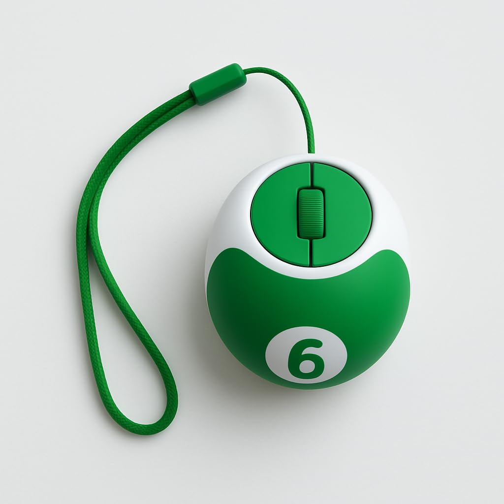 Sports 123 Addition Bluetooth Mouse with 2.4 GHz & BT 5.3 Dual Wireless, 6 Buttons, C-Type Charging, RGB Lights, Connect 3 Devices, Ergonomic Design for Laptop, Smartphone, Tablet (Pool)