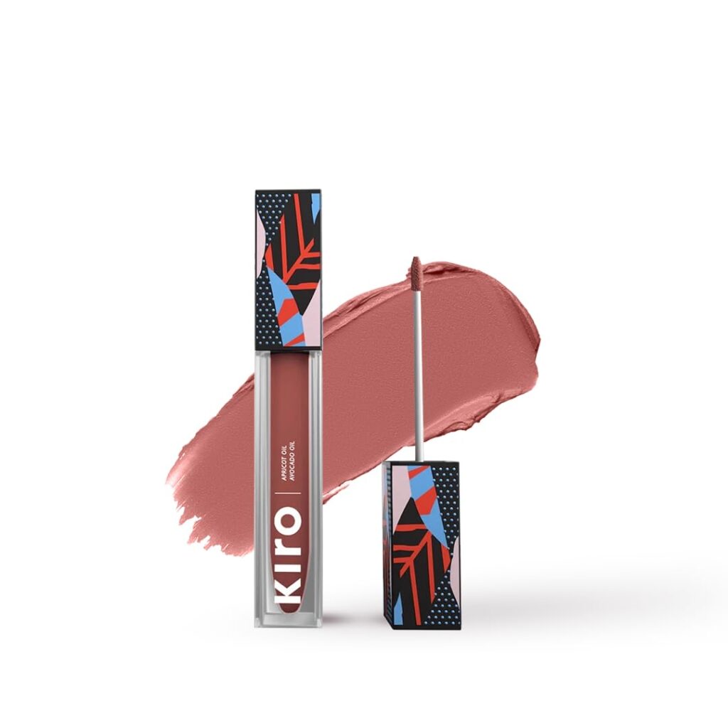 Kiro Non-Stop Airy Matte Liquid Lipstick - Cinnamon Nude (Brown Pink), 5ml | Super-Pigmented, Long-Lasting, hydrating | Waterproof, Smudge-Proof, Lightweight | Infused with Avocado & Apricot Oil