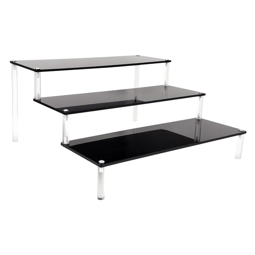 TOG Acrylic Makeup Perfume Cupcake Car Toys Riser Display Stand Shelf Decoration Black 40cm 3 Tier|Toys & Hobbies | Action Figures | TV, Movie & Video Games'