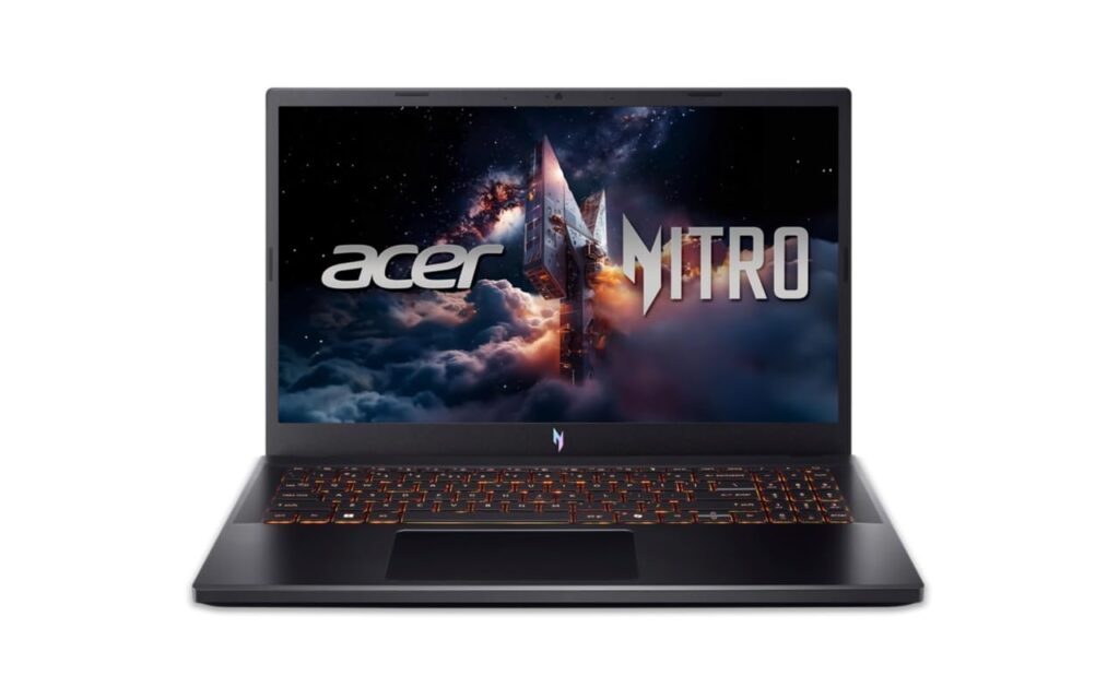 Acer NITRO V 15, AMD Ryzen 7-7445HS octa-core processor, NVIDIA GeForce RTX 4050- 6 GB GDDR6(16GB DDR5, 512GB)IPS FHD, 15.6"/ 39.62cm, 165Hz, Win 11 Home, Obsidian black, 2.1KG, ANV15-42 Gaming Laptop