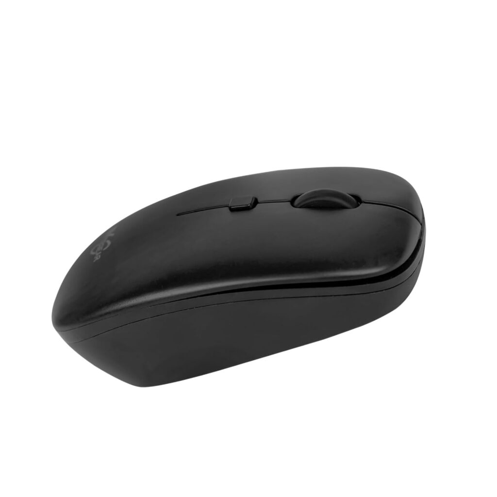 Ocean Wireless Optical Mouse 2.4GHz -1600 DPI Adjustable Silent Click Computer Mouse with USB Receiver, Ergonomic Cordless Mouse for Laptop PC Desktop Gaming Office Work Black
