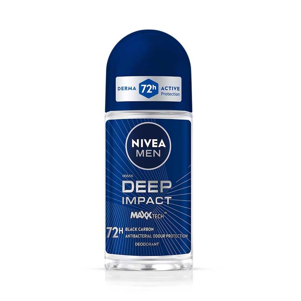 NIVEA MEN Deep Impact Freshness Deodorant Roll-on - For MEN, 50ml