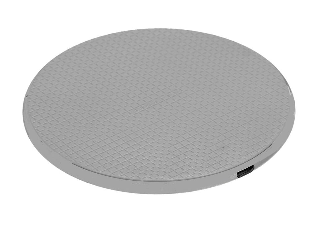 Wireless Charger | 10W Wireless Fast Charging Pad Compatible with i-Phone 14/13/12/11/XS/X/8 Air-pods & Other Qi Devices, (Grey)