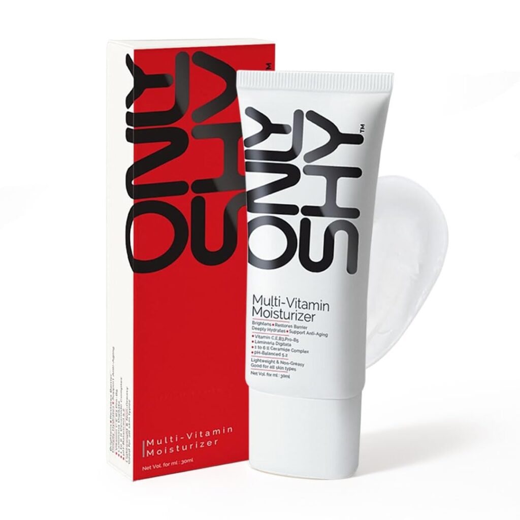 Multi-Vitamin Moisturizer | Hydrating & Barrier Repair Face Cream with Niacinamide, Panthenol & Ceramides | For All Skin Types | 30ml