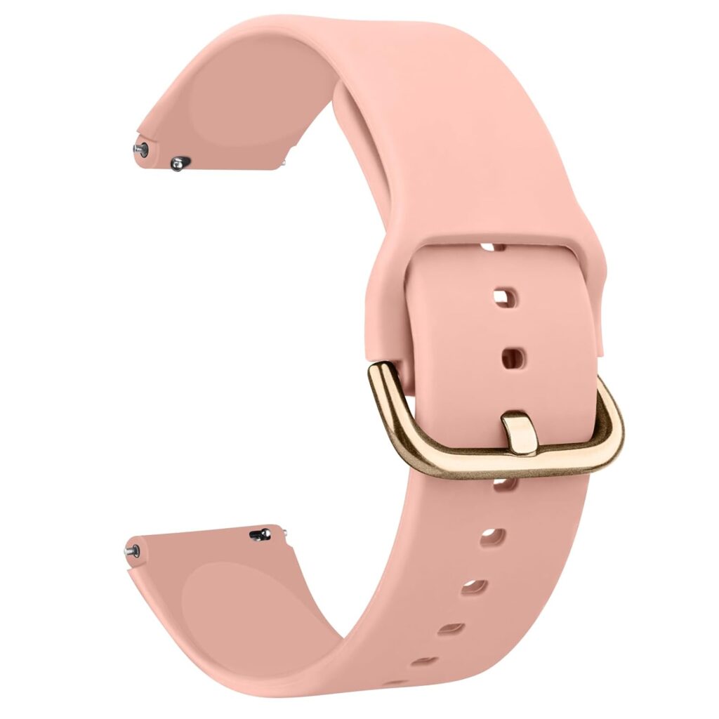 Tobfit 19mm SmartWatch Strap with Black Buckle for Fire Boltt/Boat/Noise/Amazfit/Oxy/Pulse/Beat/Boat Storm & All 19mm Lugs Watches