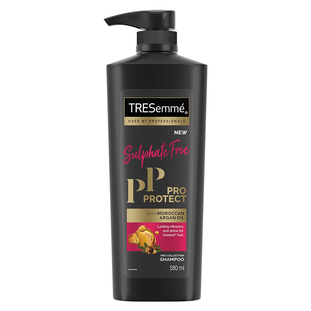 TRESemmé Pro Protect , Shampoo, 580ml, for Frizzy Hair, with Moroccan Argan Oil, Gentle Care for Treated Hair, Sulphate & Paraben-free