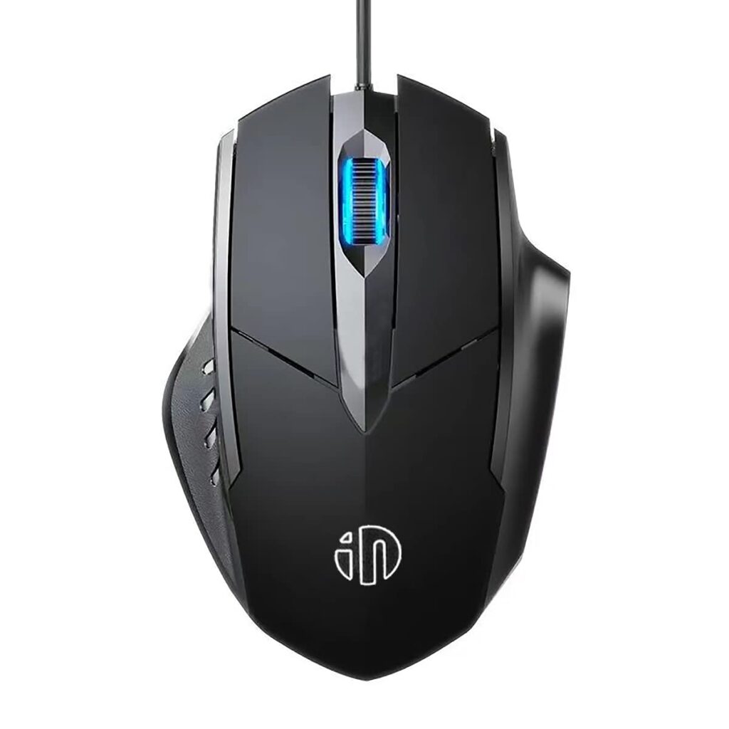 USB wired computer mouse, wired mouse with 1.5m cable, 3 button optics, ergonomic shape design reduces hand fatigue, suitable for Windows PC, desktop, laptop