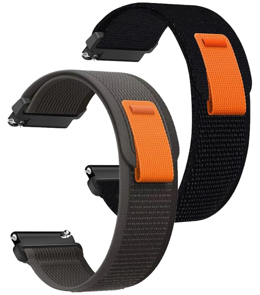 22mm SmartWatch Strap with Stainless Steel Buckle Compatible with ColorFit Pro 4/Pro 4 Max/Ultra/Ultra 2, Amazfit GTR 47mm/ GTR 2E, Galaxy Watch 3 45mm, Realme S/S Pro