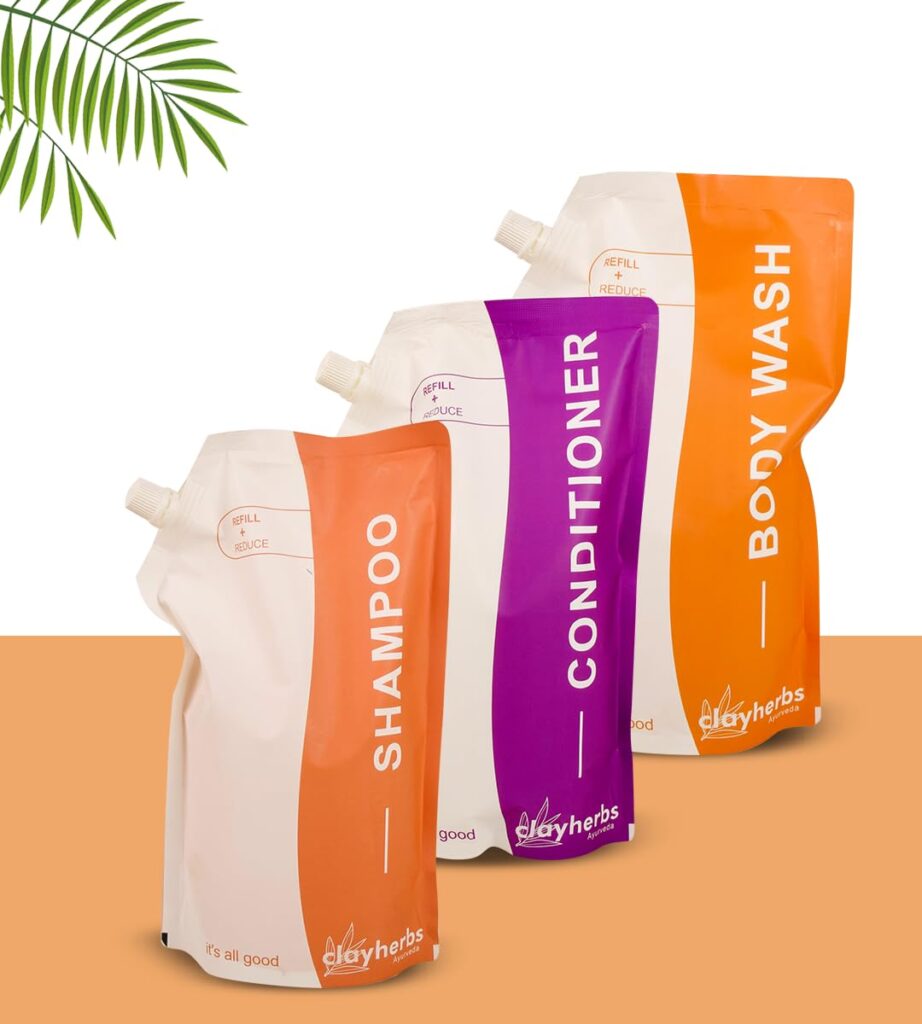 1LTR Refill Pouch, Shampoo - Bath Gel - Hair Conditioner Premium Toiletries, Luxury Hotel Rooms, Hospital, Guest House - Amenities Bottle Refiller