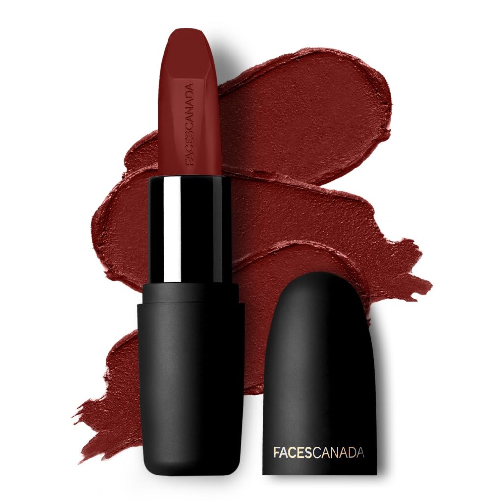 Faces Canada Weightless Matte Lipstick 4g Maroon Love 06 (Maroon)