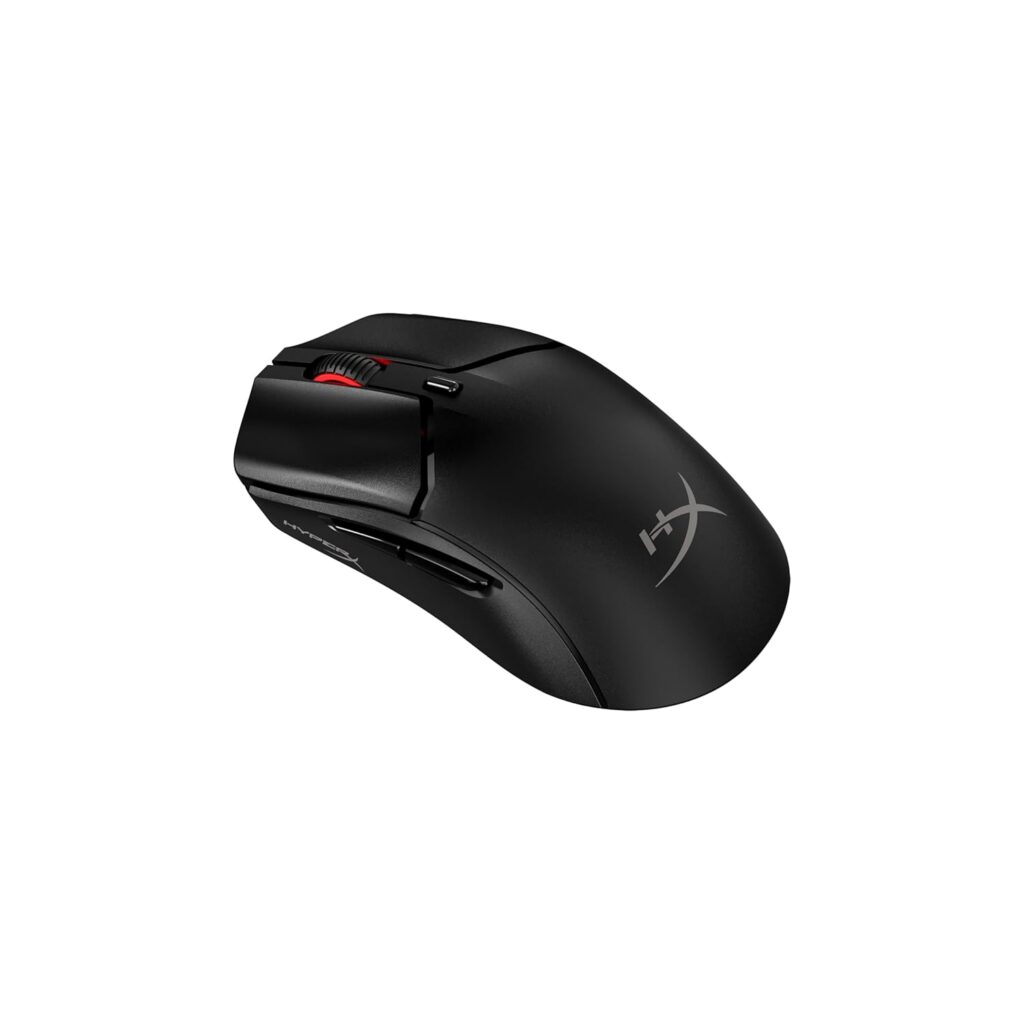 HyperX Pulsefire Haste 2 Mini Wireless Gaming Mouse Ultra Lightweight, 59g, 100 Hour Battery Life, 2.4Ghz Wireless, Up to 26000 DPI - Black
