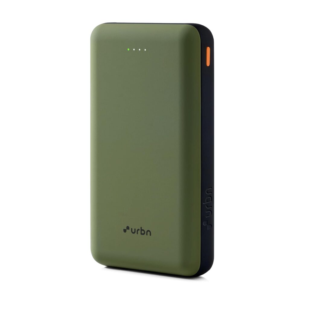 URBN 20000mAh 35W Turbo Fast Charging Power Bank | Dual Output | PD + QC Compatible | Two-Way Fast Charge | Pass-Through Charging | for MacBook Air, iPhone, Samsung, Android & More (Camo)