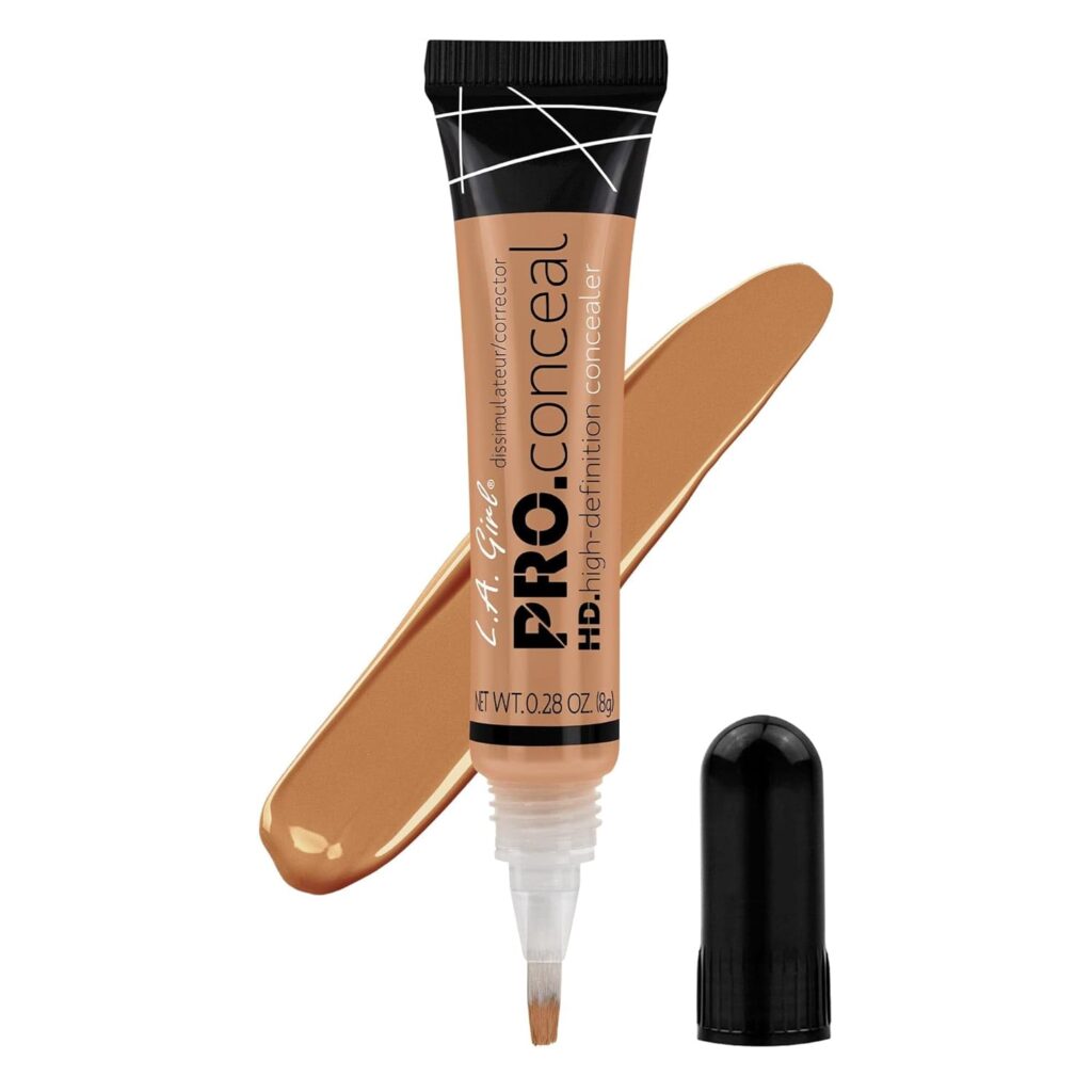L.A. Girl Hd Pro Natural Full Coverage Concealer,Matte & Poreless Ultra Blendable Liquid Conceal - Medium Beige, Ultra Blendable Liquid Conceal (Vegan & Cruelty-Free) 8Gm, Sensitive