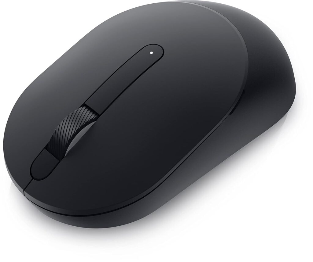 Dell-MS300 Full-Size Wireless Mouse, Interface 2.4 GHz, Optical LED, Scrolling Wheel.