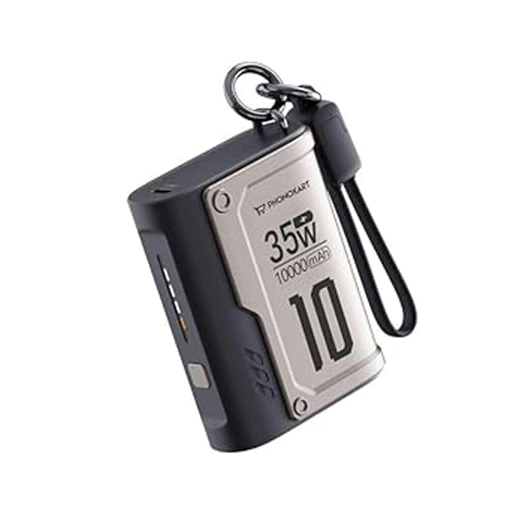 Phonokart Armor 10000mAh 35W PD/PPS Fast Charging Compact Powerbank | 50% in 30 Mins for iPhones & Pixels | Supports Samsung Super Fast Charging, OnePlus, Oppo, Nothing & MacBook Air