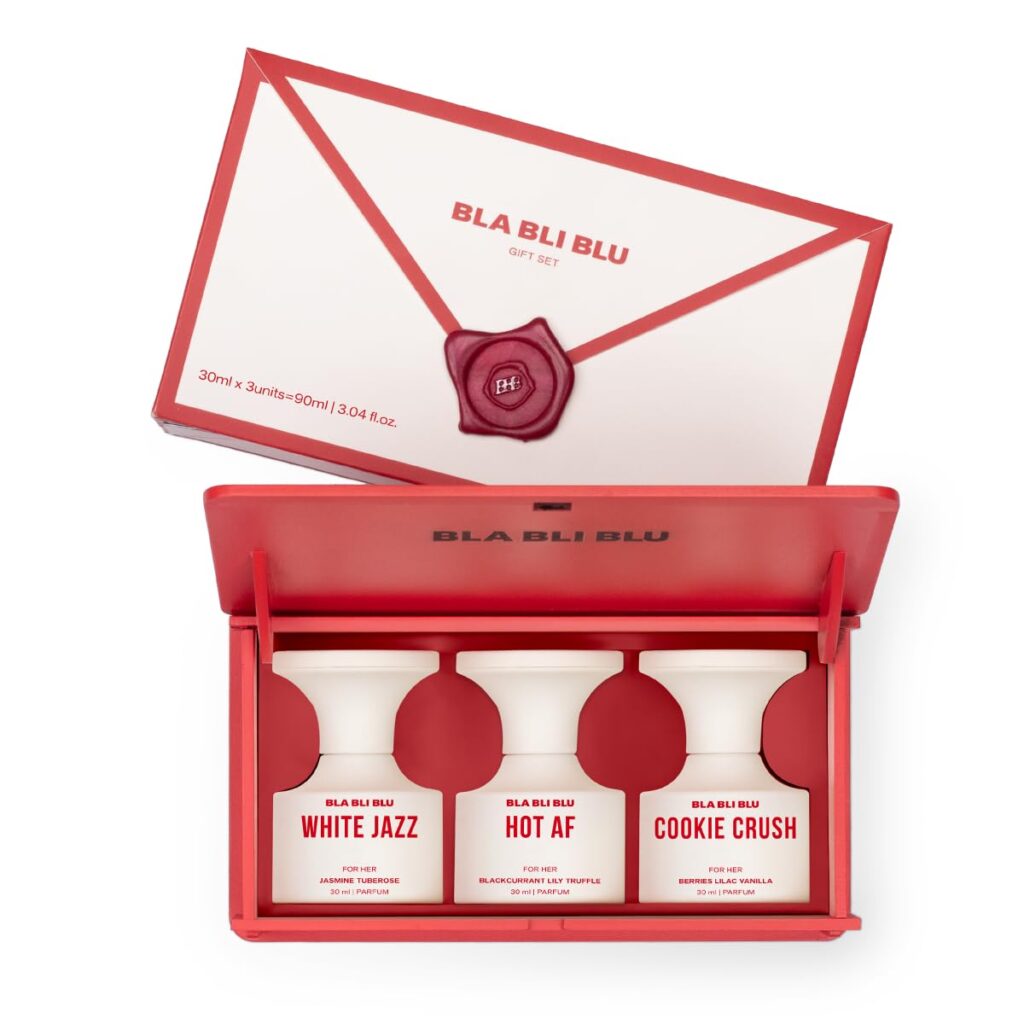 BLABLIBLU Perfume Gift Set for Women|3x30ml|Long-Lasting Parfum Fragrances - better than EDP, EDT & EDC|Fruity, Floral Perfume For Woman