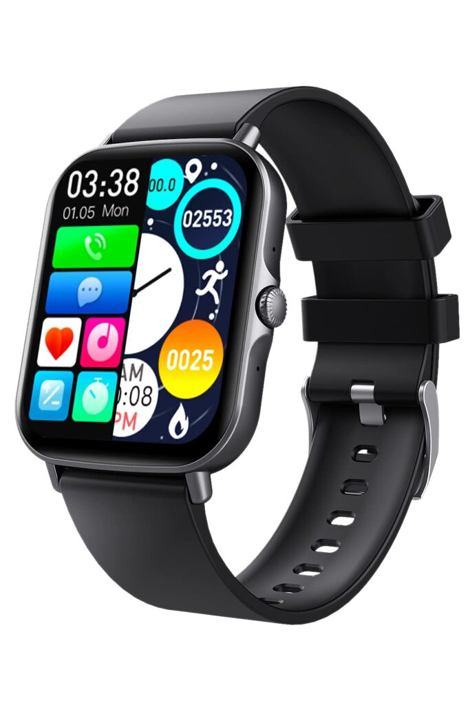 Smart Watches for Men Women HD Full Touchscreen Making Calls Smartwatch with Split-Screen Mode Waterproof Fitness Tracker Heart Rate,Sleep,Blood Pressure,Blood Oxygen Monitor for Activity Tracker