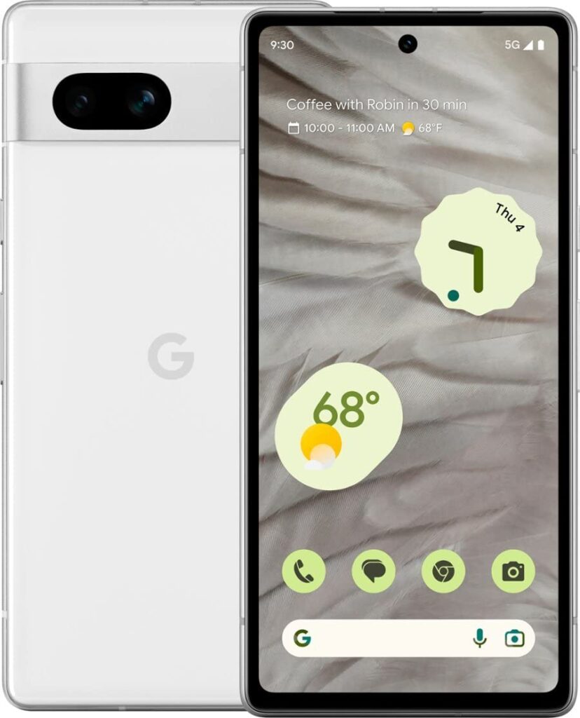 Google Pixel 7a 5G (Snow, 8GB RAM, 128GB Storage)