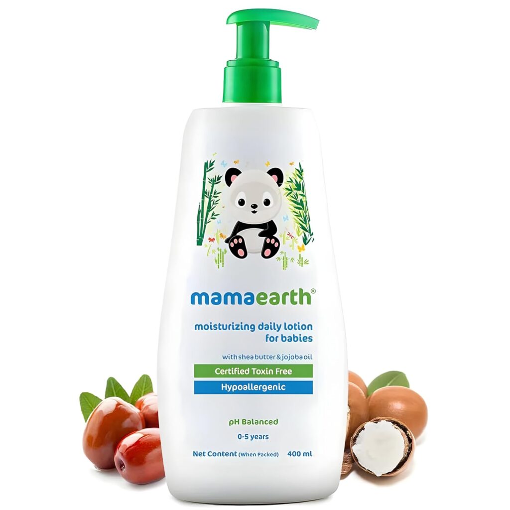 Mamaearth Daily Moisturizing Natural Baby Lotion (400 ml)