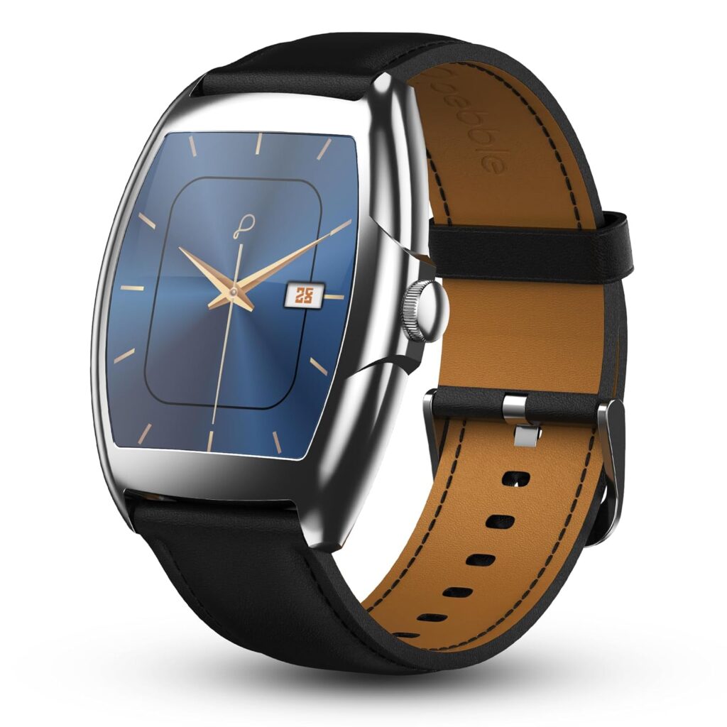 Pebble Regal Smartwatch, 1.77-inch True HD Display, Bluetooth Calling, Health Monitor, Sports Modes, Black (Black)