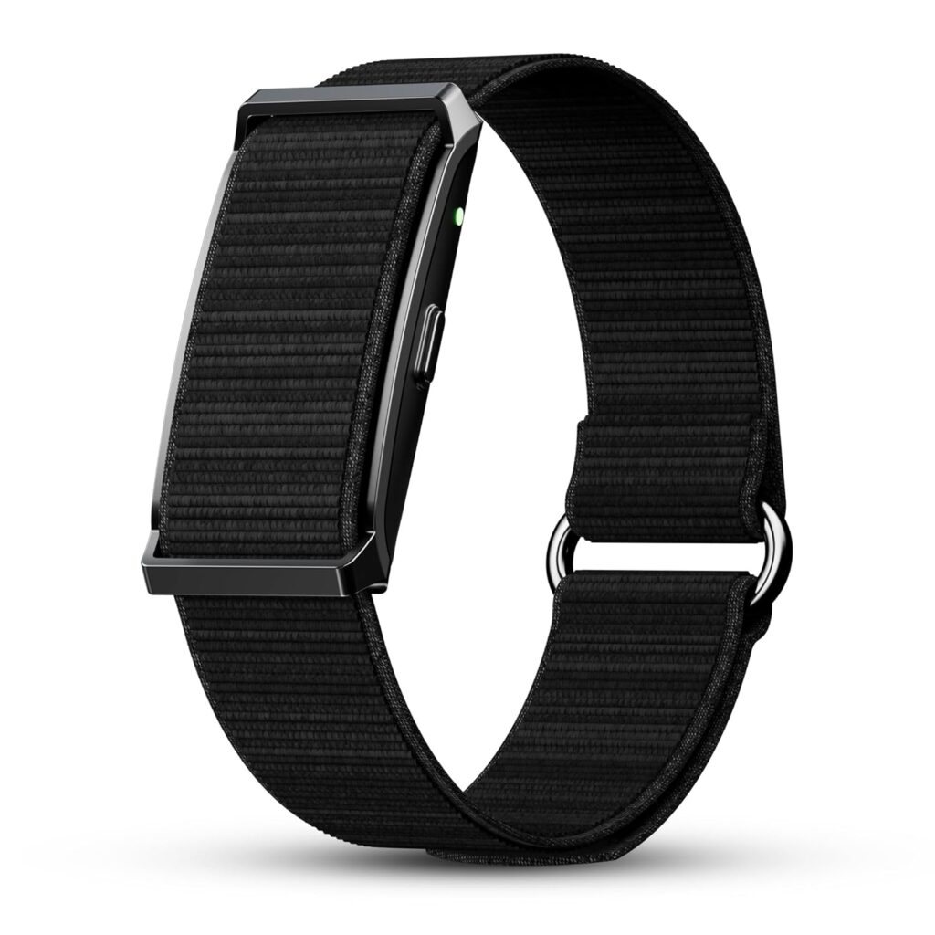 Pebble Newly Launched Qore Fitness Band with 45 Days Battery Life| 100+ Sports Modes| Advanced Health Tracking HR| SpO2| Stress| Sleep| OneKey Measurement| Smart Notifications - Black (Black)