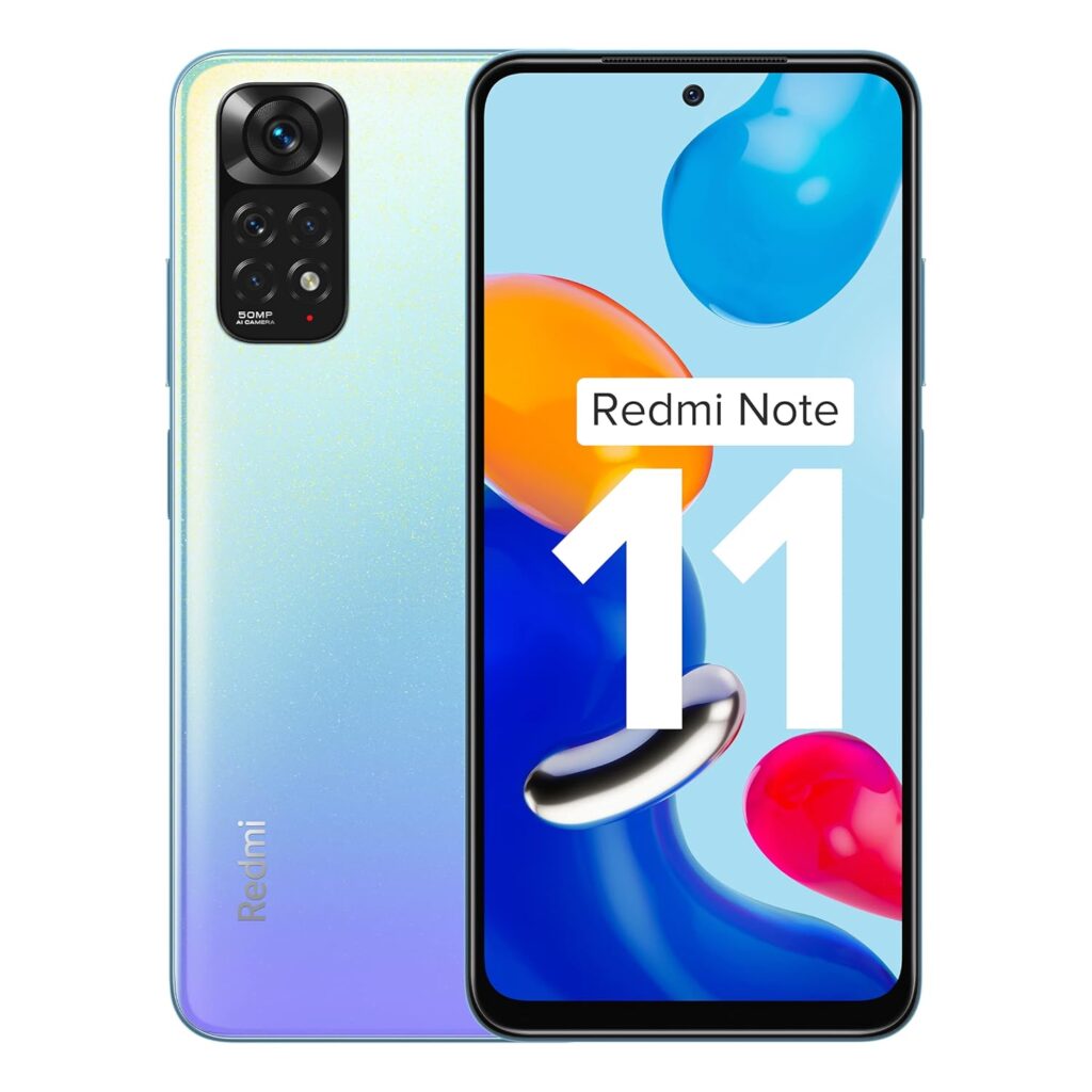 Redmi Note 11 (Starburst White, 6GB RAM, 64GB Storage)|90Hz FHD+ AMOLED Display | Qualcomm® Snapdragonâ„¢ 680-6nm | 33W Charger Included