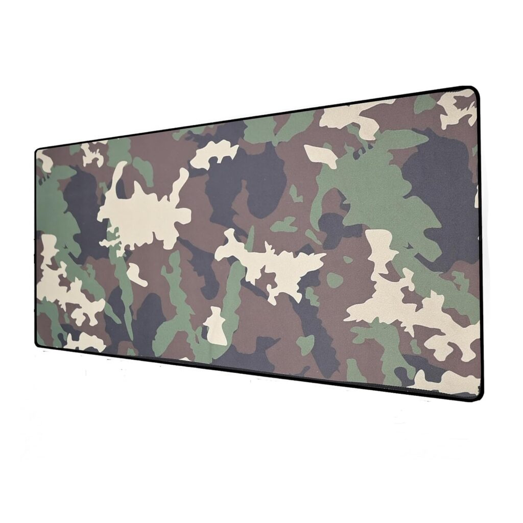 SPIN CART Long Gaming Mouse Pad, Large Big Desk Table Mat with Non- Slip Rubber Base Mousepad for Keyboard Laptop PC (Green)