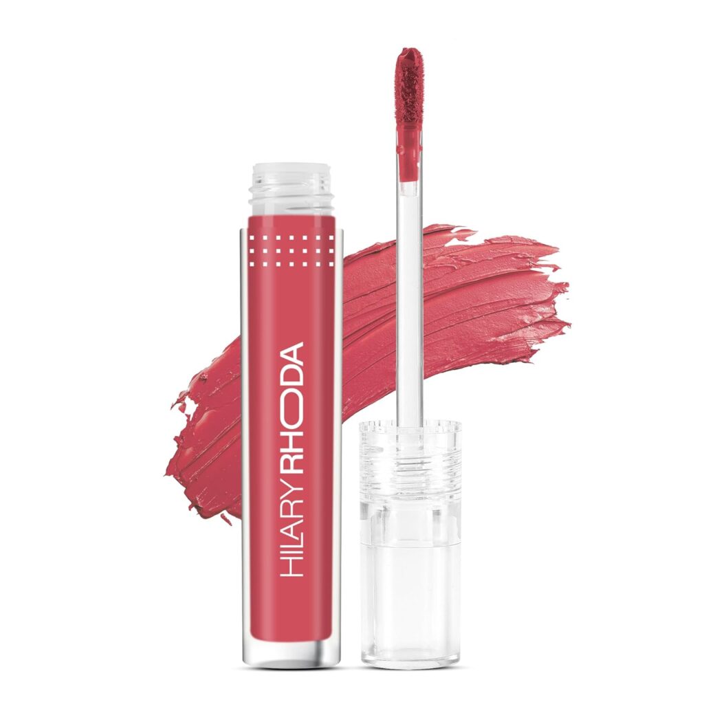 Hilary Rhoda Power Of Matte Liquid Lipstick | Buildable Colour | Long Lasting & Matte Finish | Lightweight & Non-Drying Formula | Smudge Proof & Non-Transferable | 3ml (Barely Pink - Shade 02)