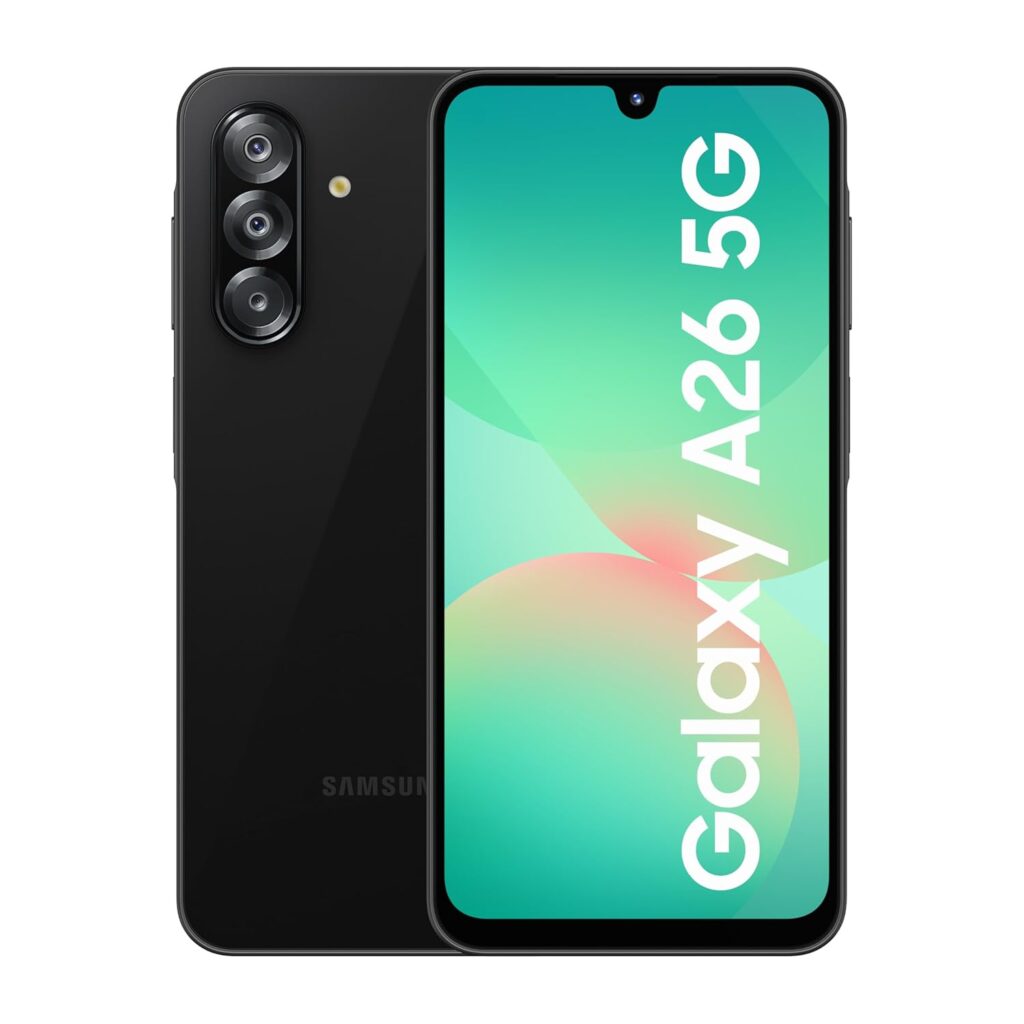 Samsung Galaxy A26 5G (Awesome Black, 8GB, 256GB) | Awesome Intelligence (AI) | Circle to Search | Gemini Live | FHD+ sAMOLED Display | 50MP OIS Camera | IP67 Rated