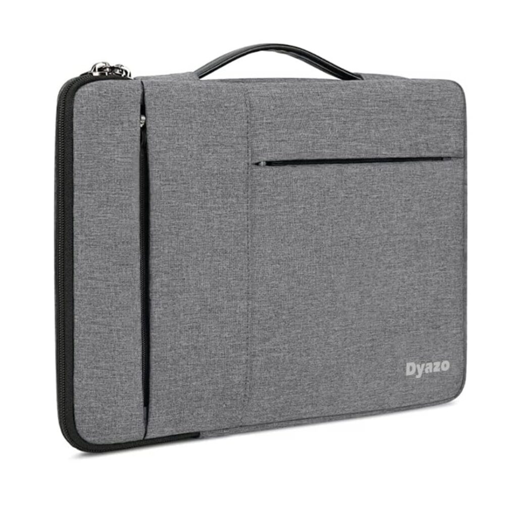 DYAZO 13" to 13.3 inch Laptop Sleeve/Cover/Case with Handle & Two Accessories Compatible for Apple, Dell, Lenovo, ASUS, Hp, Samsung, Mi, MacBook and All Other Notebooks (Grey)