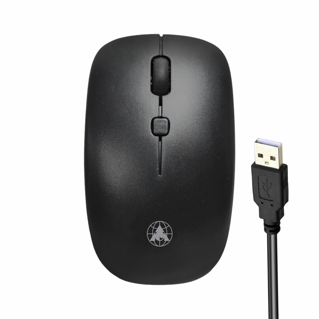 ProDot 215 USB Wired Mouse with 1000/1200/1600 Mouse Speed Ideal for PC, Mac, Gaming, and Office Use (215- Matte)