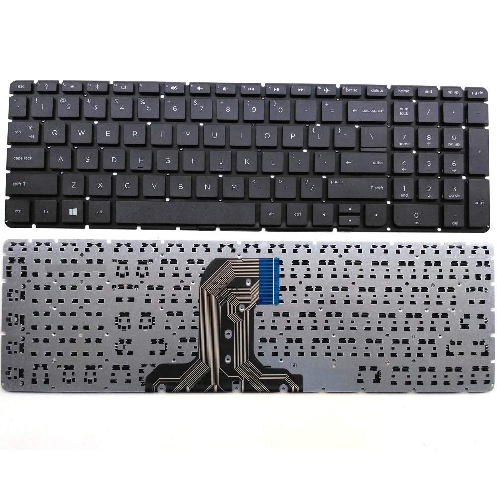 Laptop Internal Keyboard (US) for Hp Pavilion 15-AC, 15-AF, 250 G4, 255 G4, 256 G4 AC122TU Black