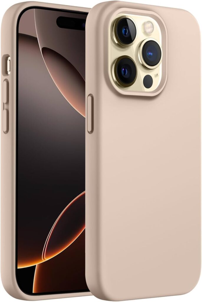 AIBEX Silicone Back Cover Case Compatible for iPhone 13 PRO MAX| Full Body Protective Cover | Shockproof, Drop and Camera Protection | Slim Phone Case, Anti-Scratch Soft Microfiber Lining - DUSTY GREY