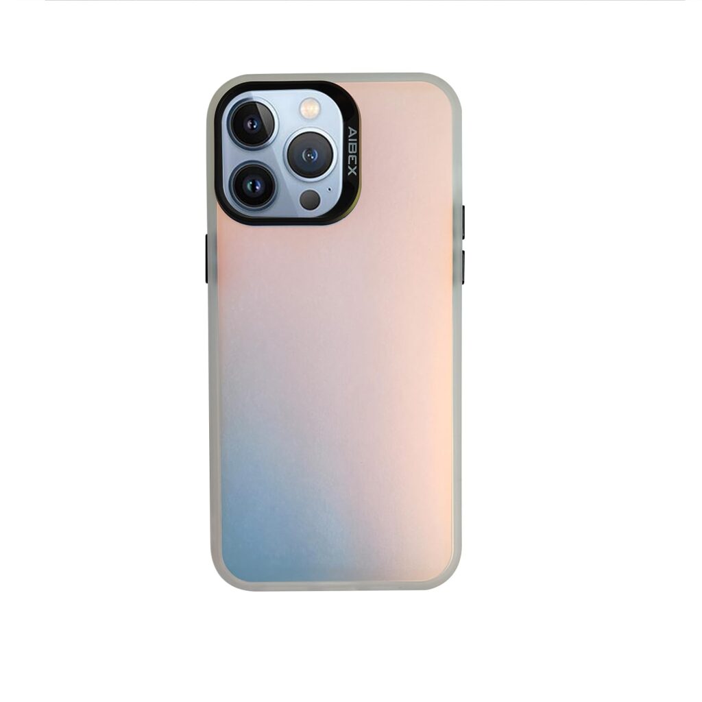 AIBEX® Glaze Series Compatilble with for Apple iPhone 13 Pro Max Slim Full-Body Stylish Protective Polycarbonate Case with Built-in Screen Protector for Apple iPhone 13 Pro Max White