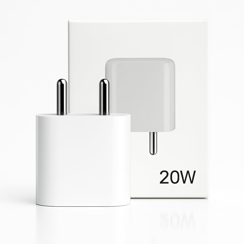 Addtam Original 20W Type C Charger Adapter Compatible with iPhone 17/17Pro/17 Pro Max/17 Air/16/16e/16 Plus/16 Pro/16 Pro Max/15/15 Plus/15 Pro Max/14/13|20watt USB-C PD 3.0 Fast Charging - White