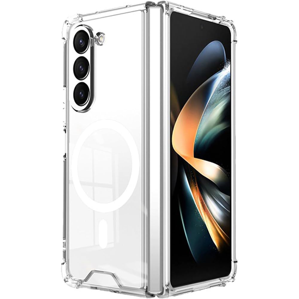 Amazon Brand- Solimo Basic Case for Samsung Galaxy Z Fold5 5G (Silicone_Transparent)
