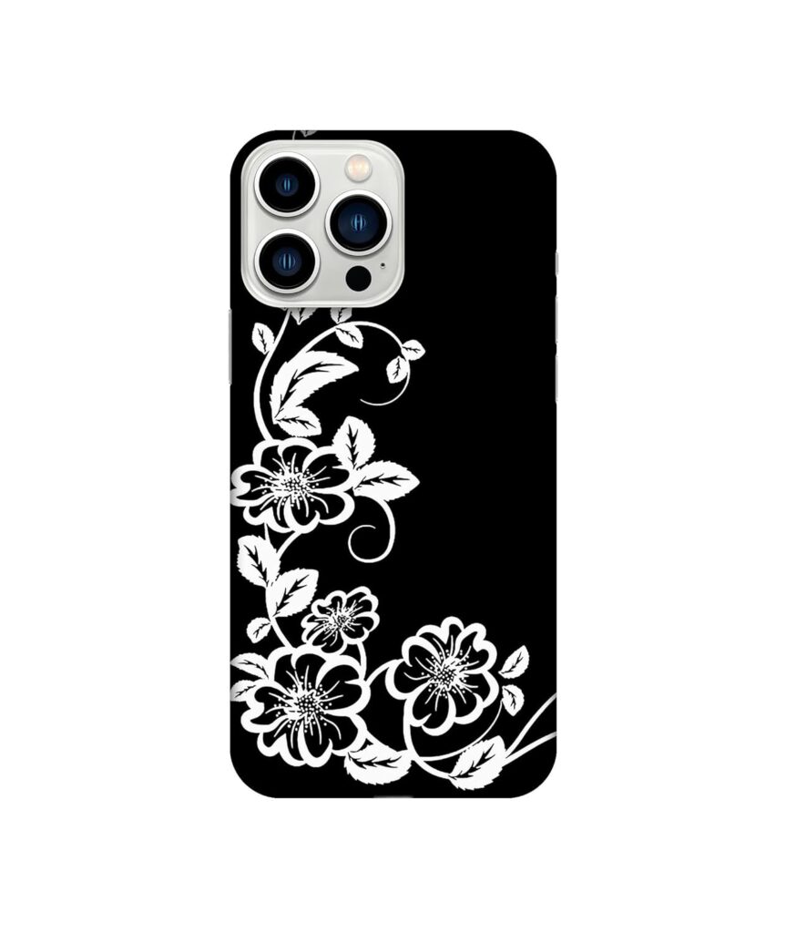 Amazon Brand - Solimo Designer Flower 3D Printed Hard Back Case Mobile Cover for Apple iPhone 13 Pro Max (Plastic_Multicolor)
