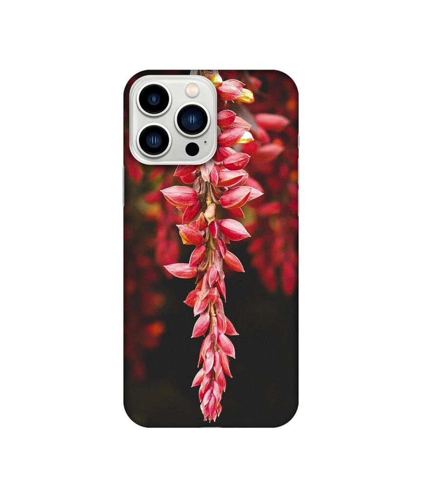 Amazon Brand - Solimo Designer Flowers Photograpy 3D Printed Hard Back Case Mobile Cover for Apple iPhone 13 Pro Max (Plastic_Multicolor)