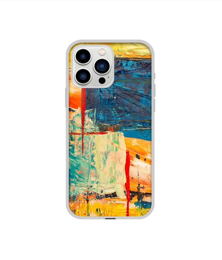 Amazon Brand - Solimo Designer Multicolor Box UV Printed Soft Back Case Mobile Cover for Apple iPhone 13 Pro Max (Silicone