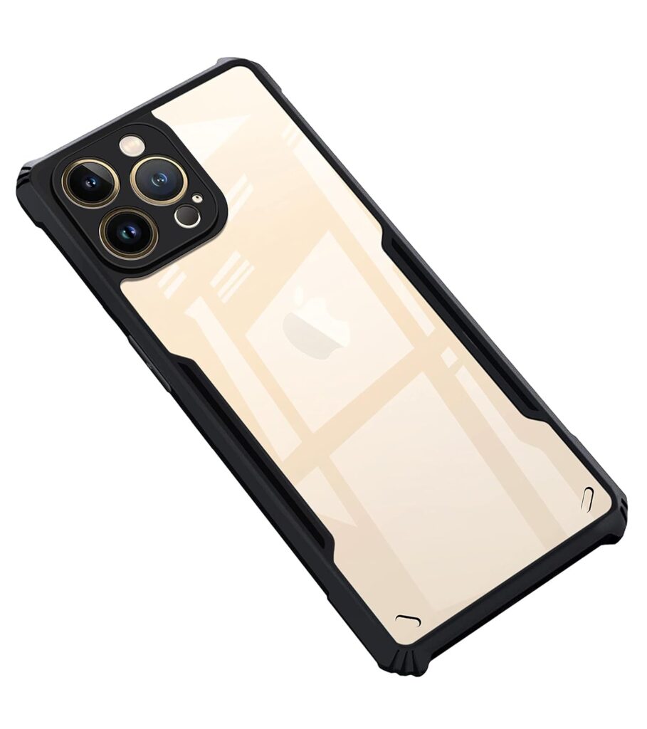 Amazon Brand - Solimo Mobile Cover for Apple iPhone 13 Pro Max (Polycarbonate_Matte Black)