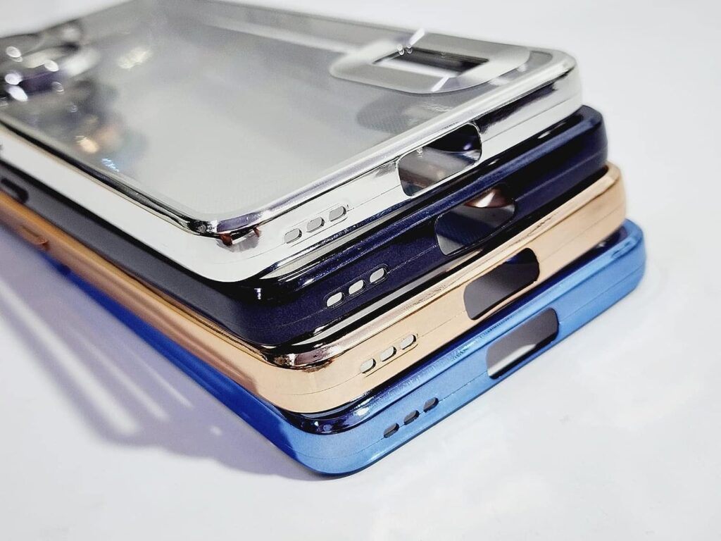 Apurb Store Back Cover for iPhone 13 Pro Max Luxury Plating Large Window Transparent Silicone Full Camera Protection Shockproof Bumper Back Cover for iPhone 13 Pro Max (Black)